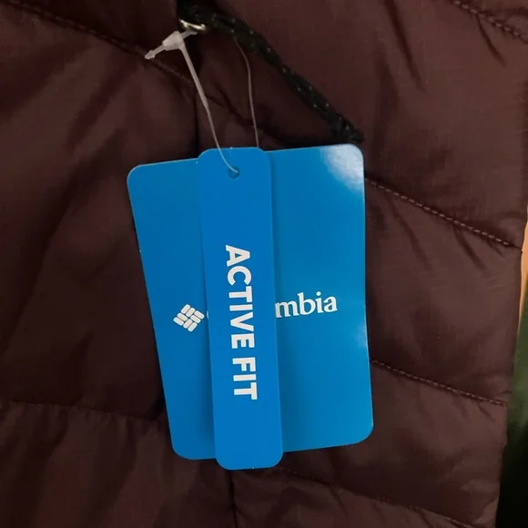 Columbia Hooded Puffer Coat - Deep Purple - Picture 3 of 5